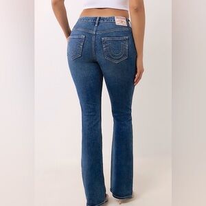 True Religion Becca Bootcut Jeans Size 29 NWT Dark Wash Stretch Denim